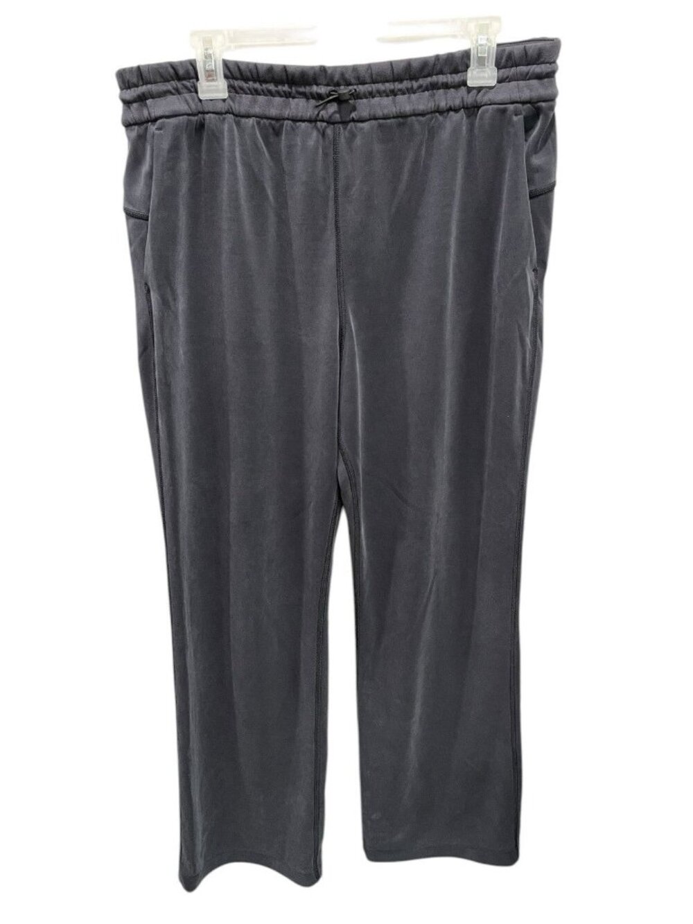 Lululemon Softstreme High-Rise Wide Leg Pants Black Women's Size 14 Athletic